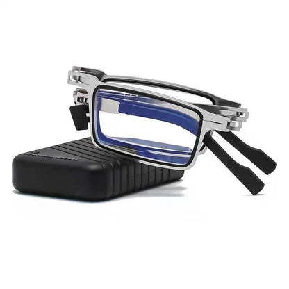 Folding reading glasses
