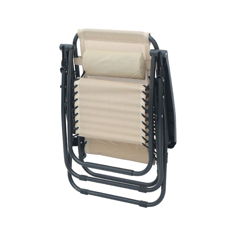 Folding Reclining Chair with Cup Holder