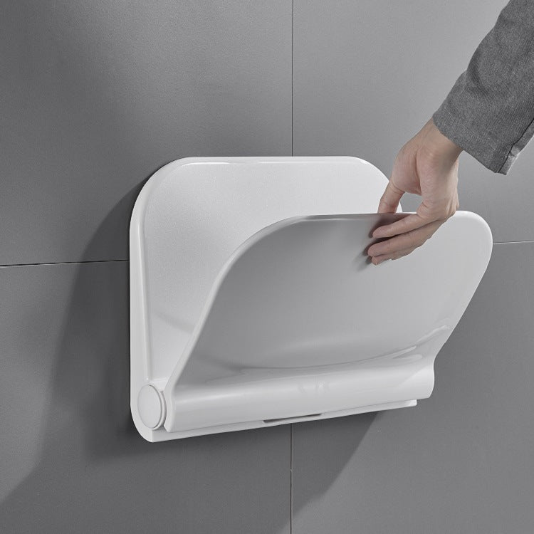 Folding shower stool