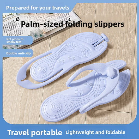 Folding slippers