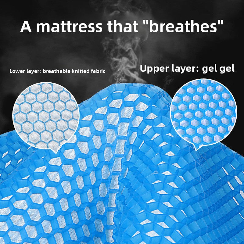 Folding soft gel mattress