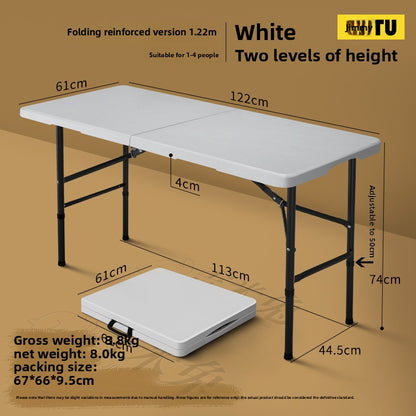 Folding Table for Outdoor Camping Home Use
