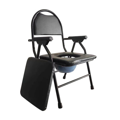 Folding Toilet Chair with Backrest