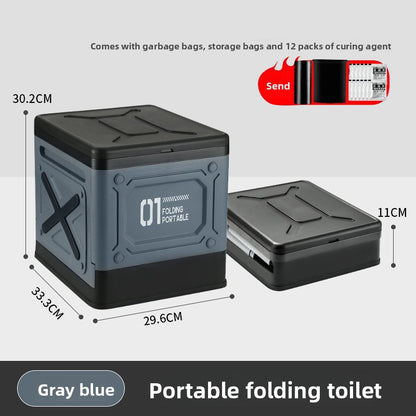 folding toilet