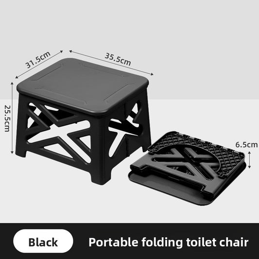 folding toilet