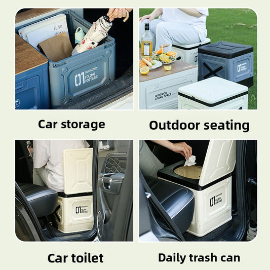 folding toilet
