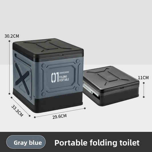 folding toilet