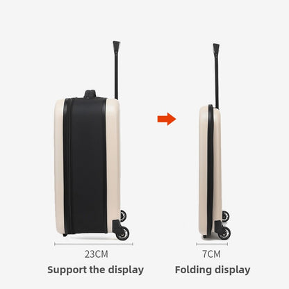 Folding Trolley Luggage Lightweight Travel Case