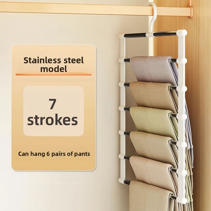 Folding trouser rack