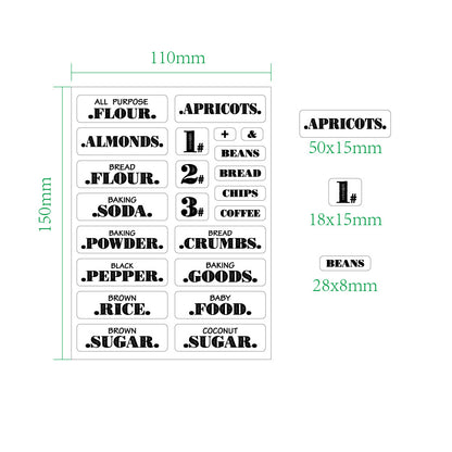 food finishing stickers