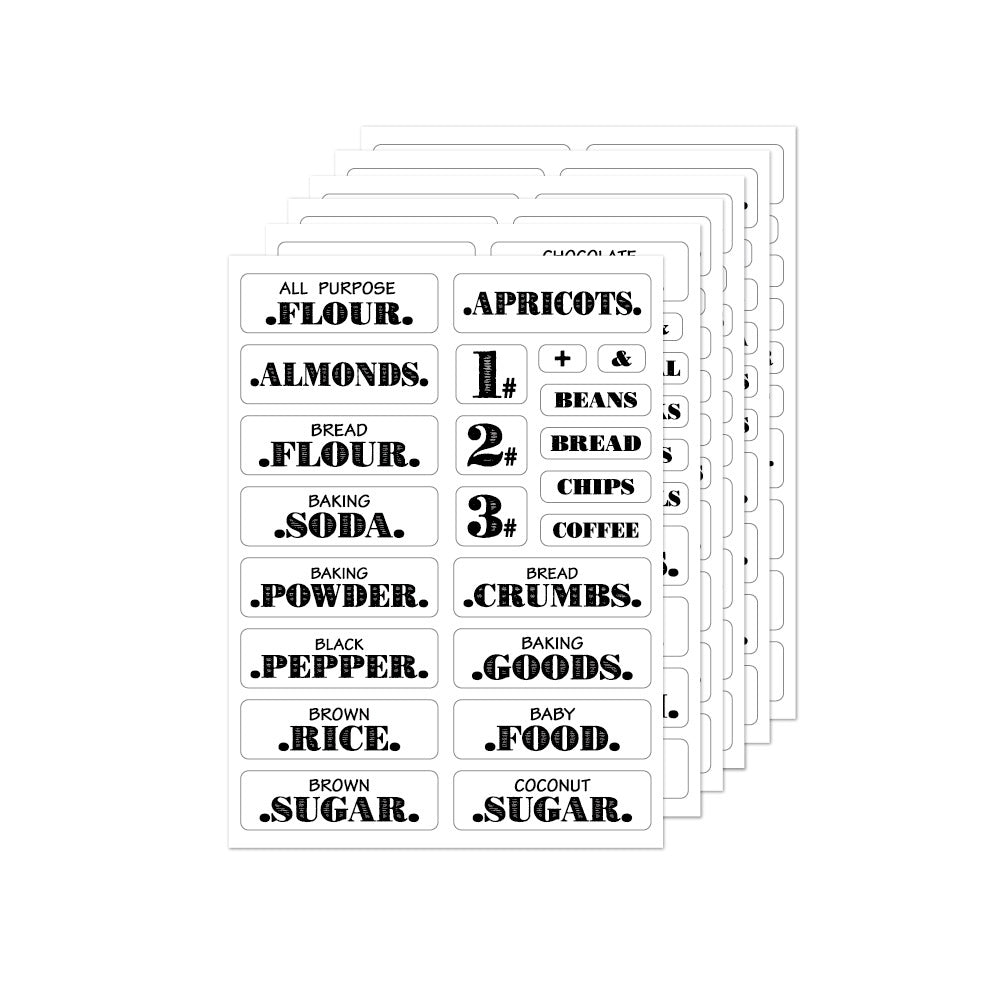 food finishing stickers