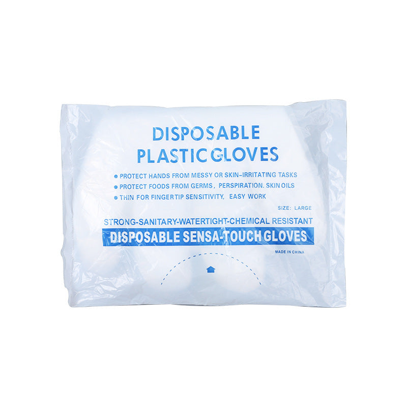 Food grade disposable gloves wholesale thickened disposable film gloves catering beauty takeaway plastic gloves