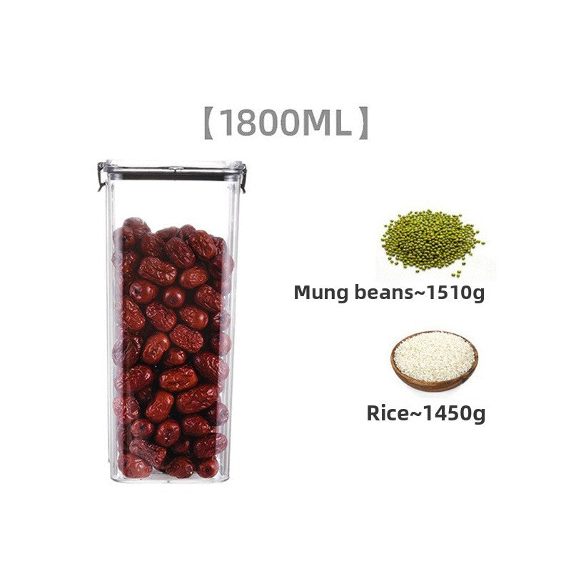 Food-grade plastic thickened transparent storage box