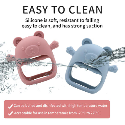 Food-grade silicone anti-hand-sucking soothing toy