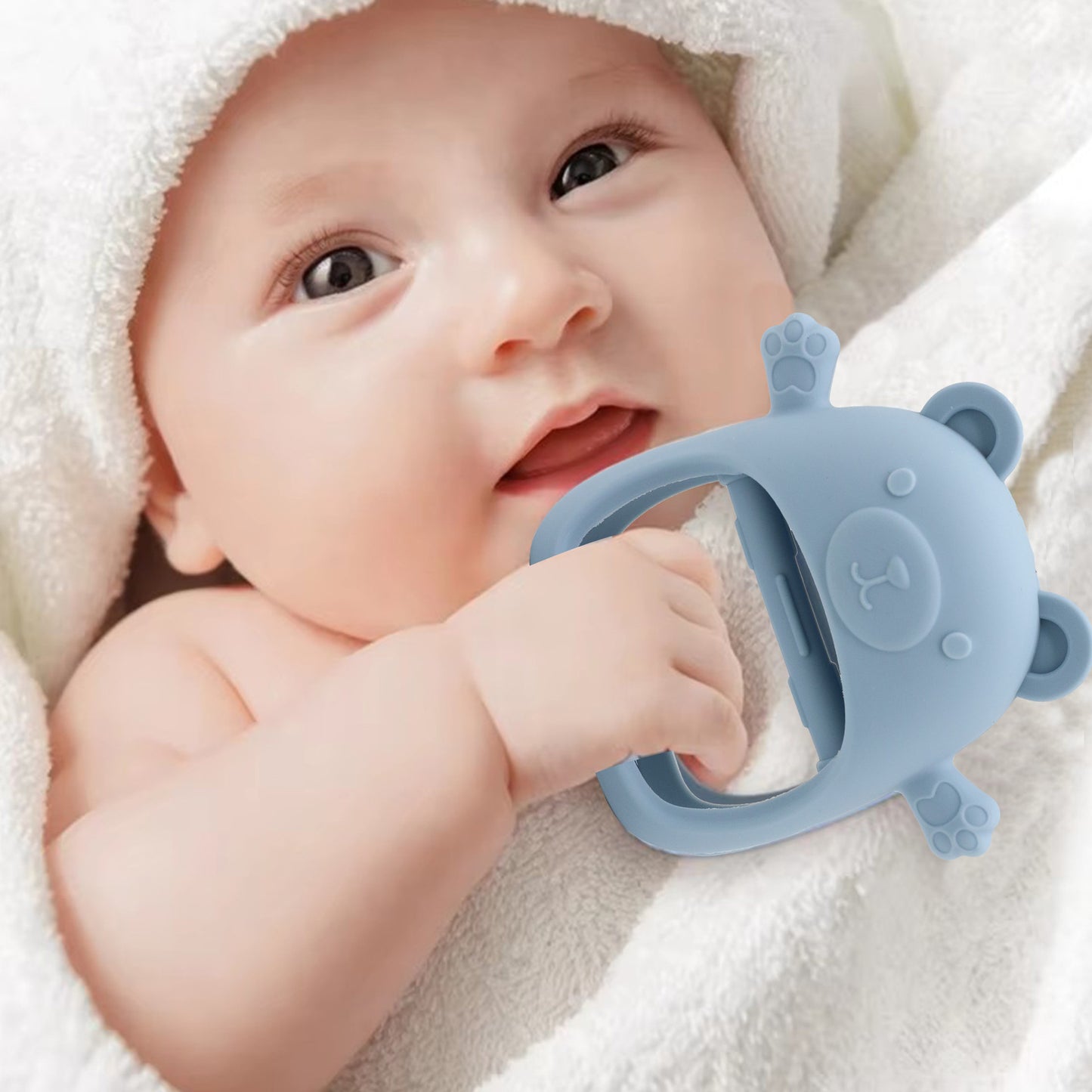 Food-grade silicone anti-hand-sucking soothing toy