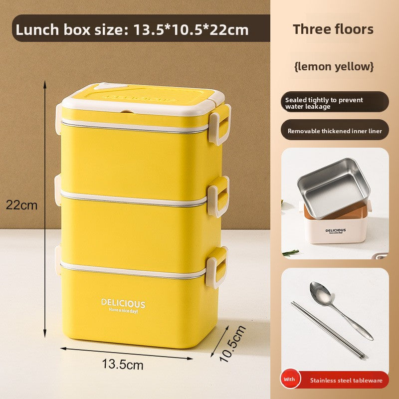 Food-grade stainless steel lunch box