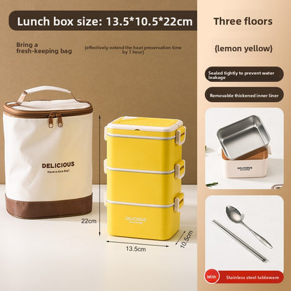 Food-grade stainless steel lunch box