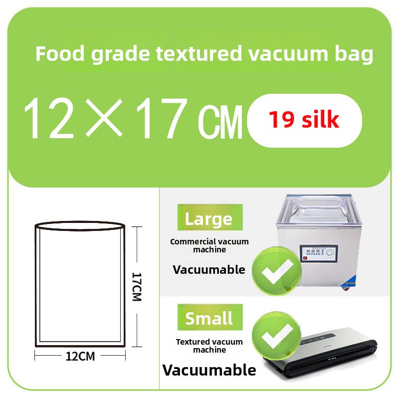 Food texture vacuum bag