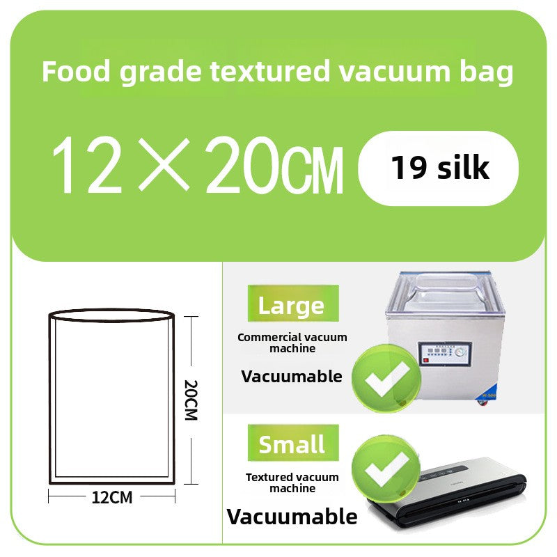 Food texture vacuum bag