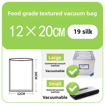 Food texture vacuum bag