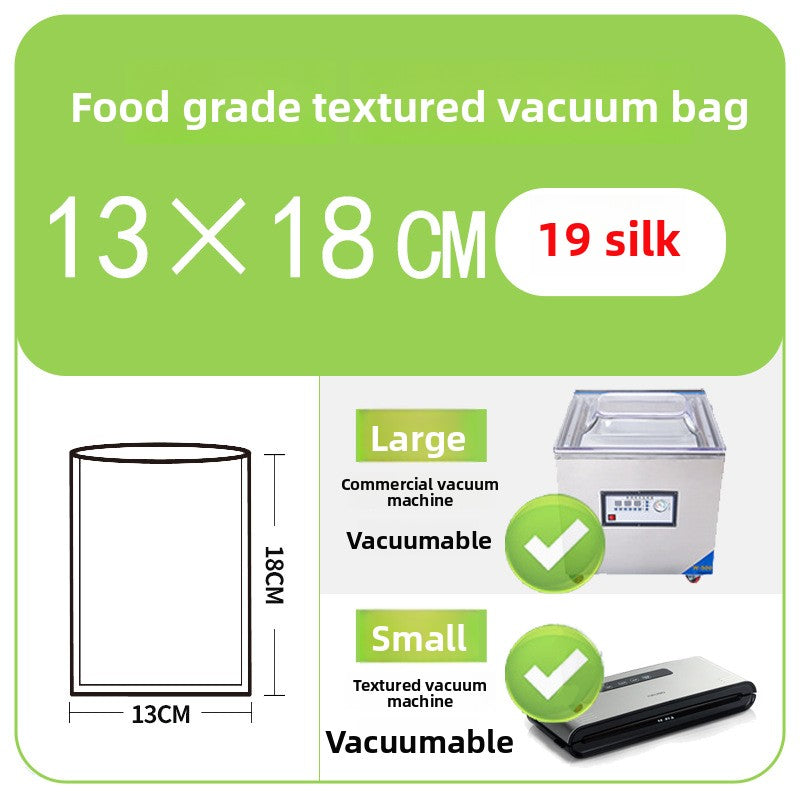 Food texture vacuum bag