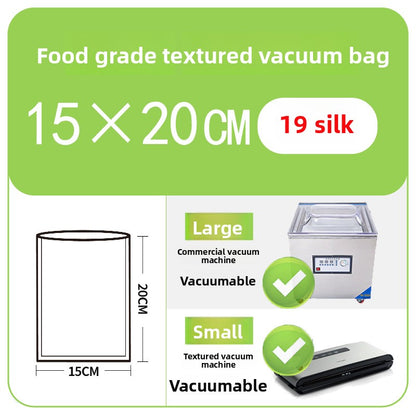 Food texture vacuum bag