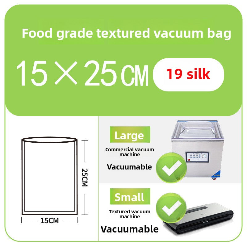 Food texture vacuum bag