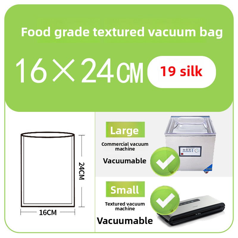 Food texture vacuum bag