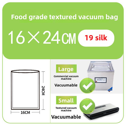 Food texture vacuum bag
