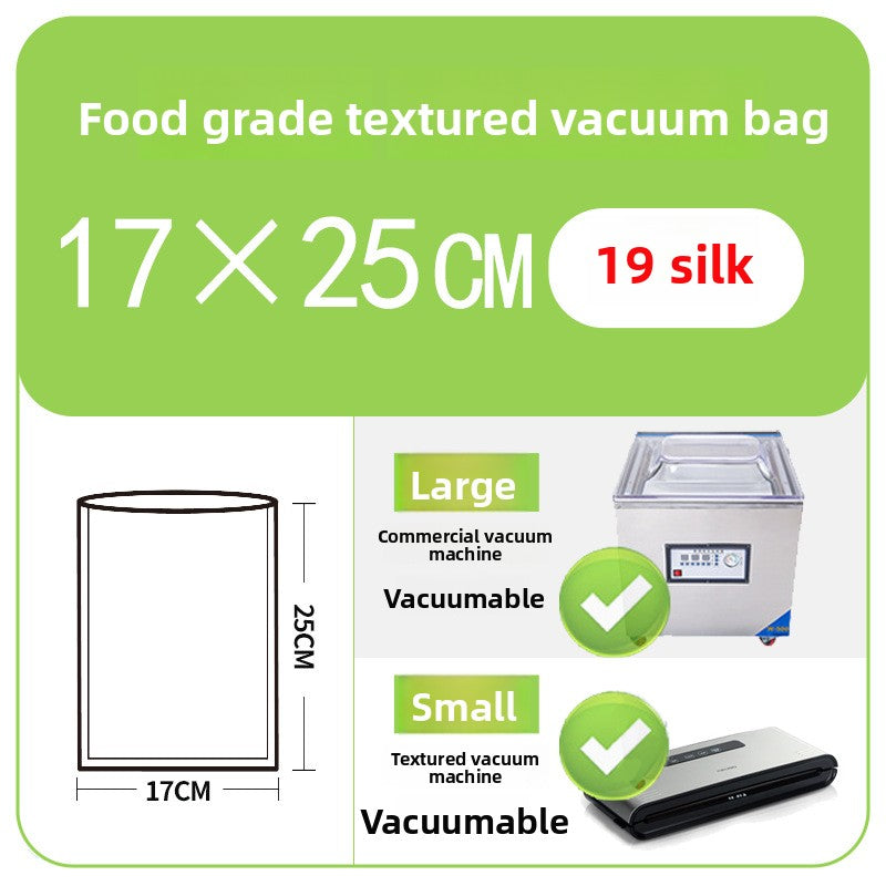 Food texture vacuum bag