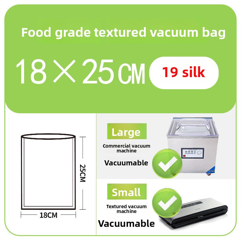 Food texture vacuum bag