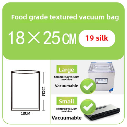 Food texture vacuum bag