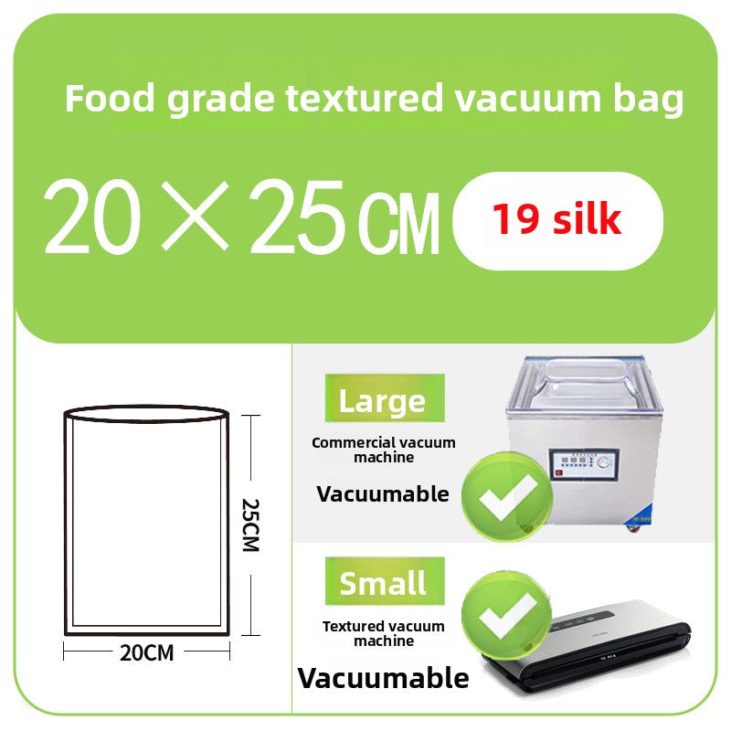 Food texture vacuum bag