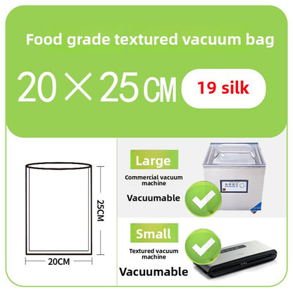 Food texture vacuum bag