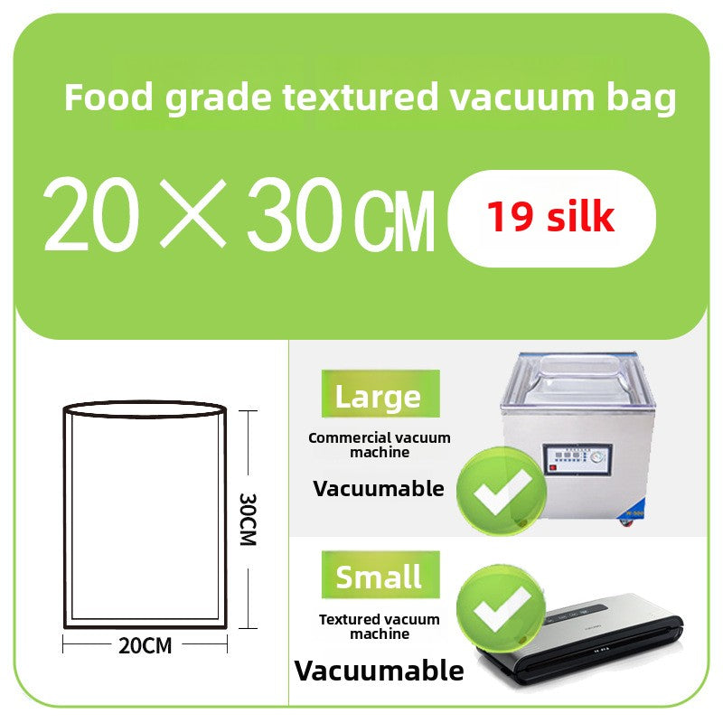 Food texture vacuum bag