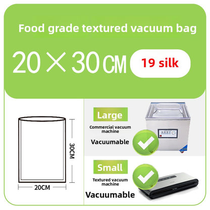 Food texture vacuum bag