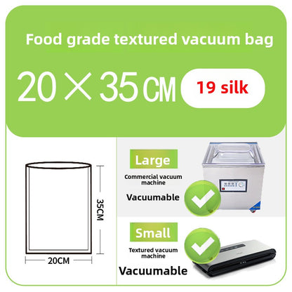 Food texture vacuum bag