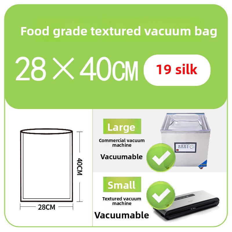 Food texture vacuum bag