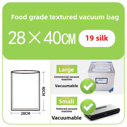 Food texture vacuum bag