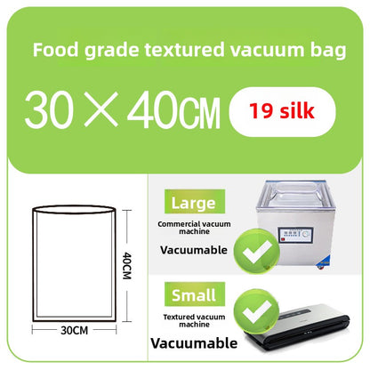 Food texture vacuum bag