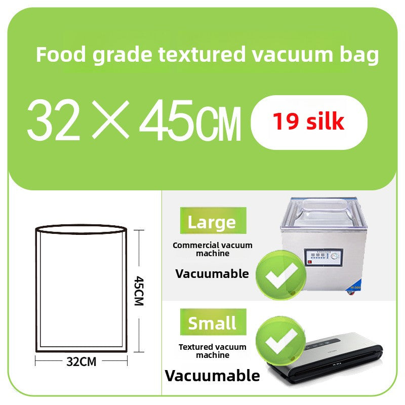 Food texture vacuum bag