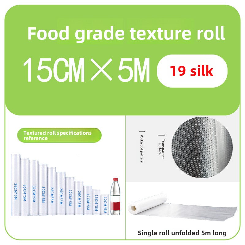 Food texture vacuum bag