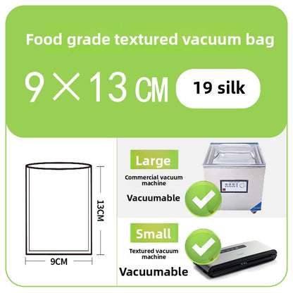 Food texture vacuum bag