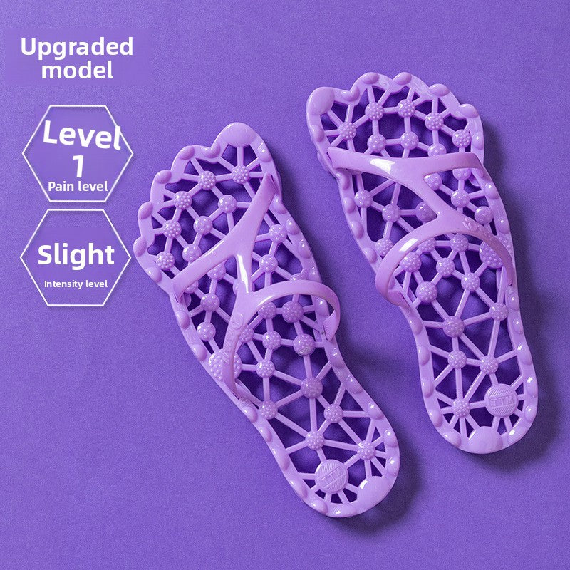 Foot acupoint massage slippers for bathroom