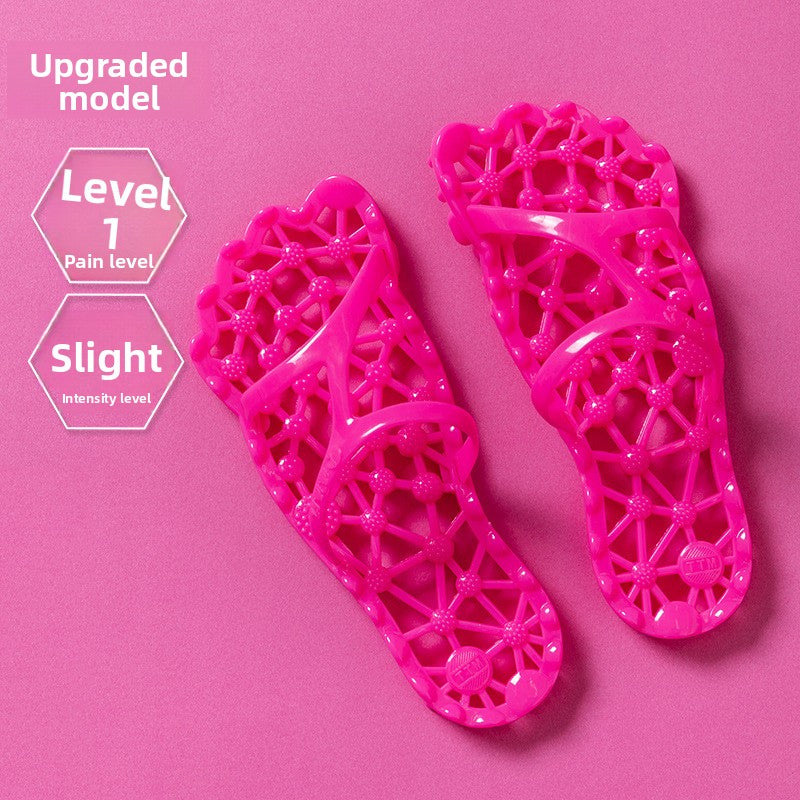 Foot acupoint massage slippers for bathroom