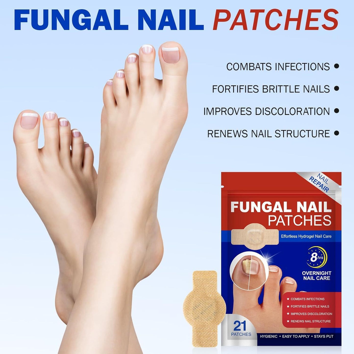 Foot armor patch