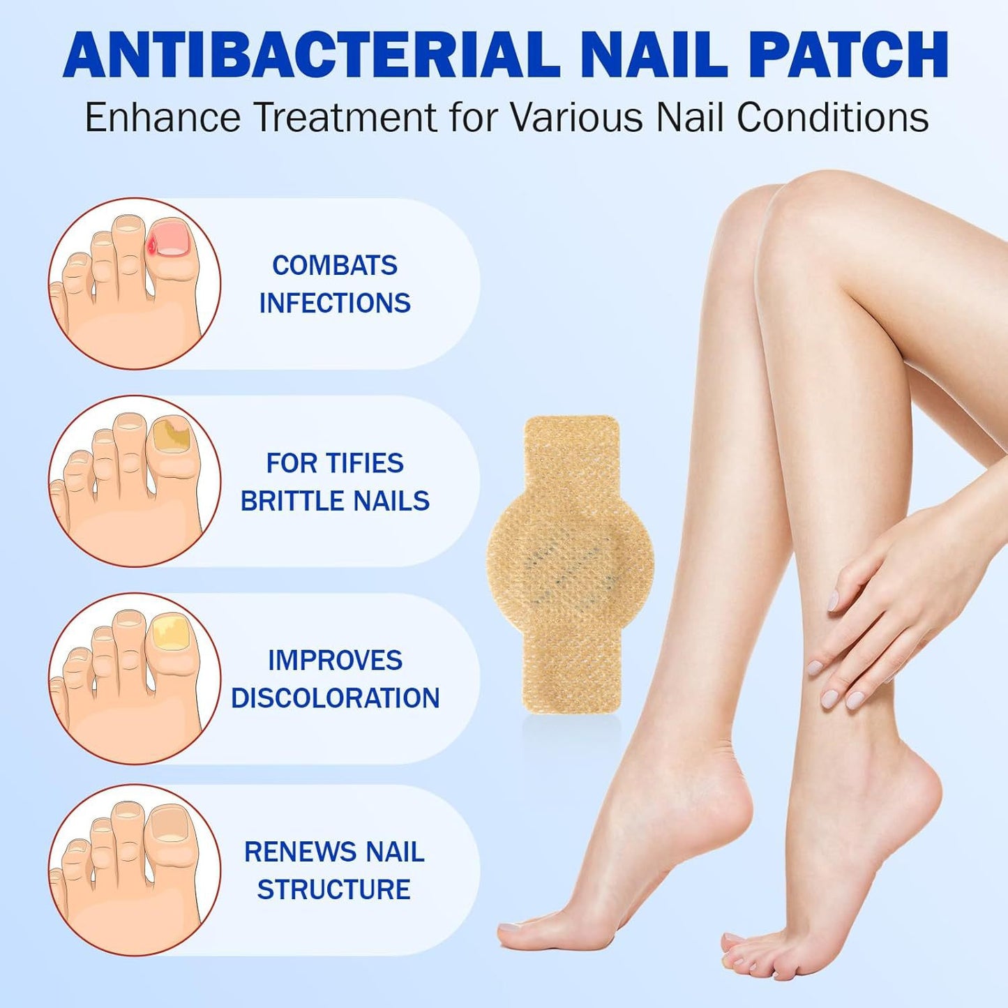 Foot armor patch