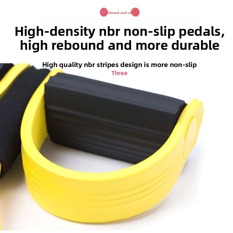 Foot-operated resistance band