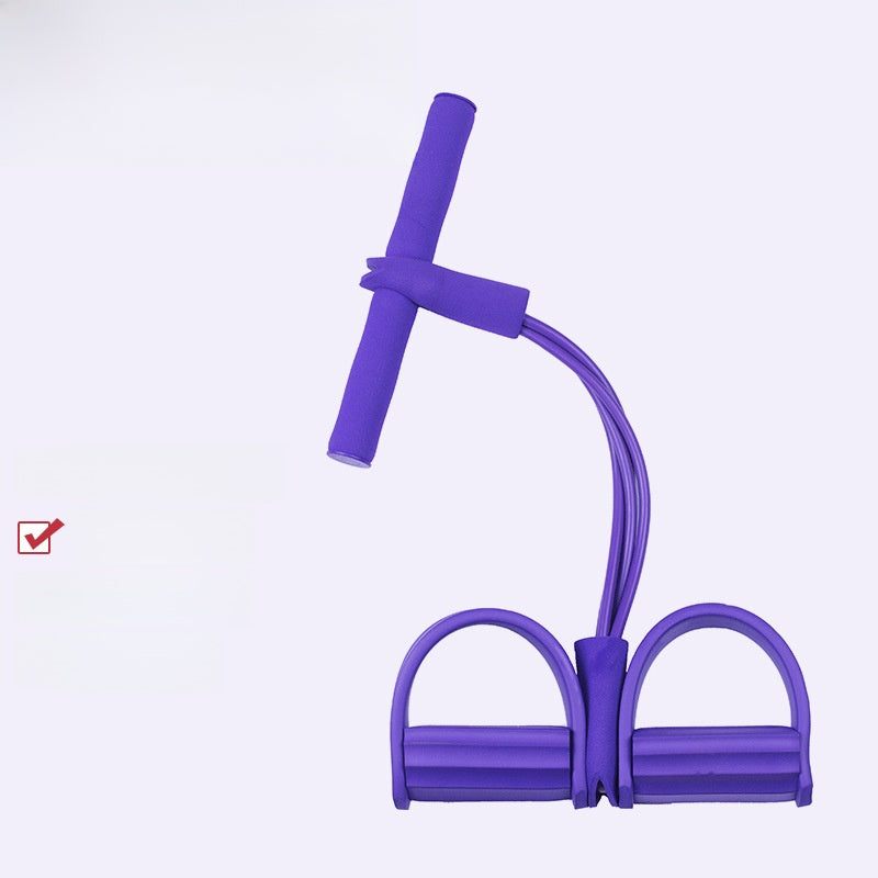 Foot-operated resistance band