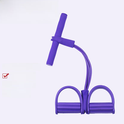 Foot-operated resistance band